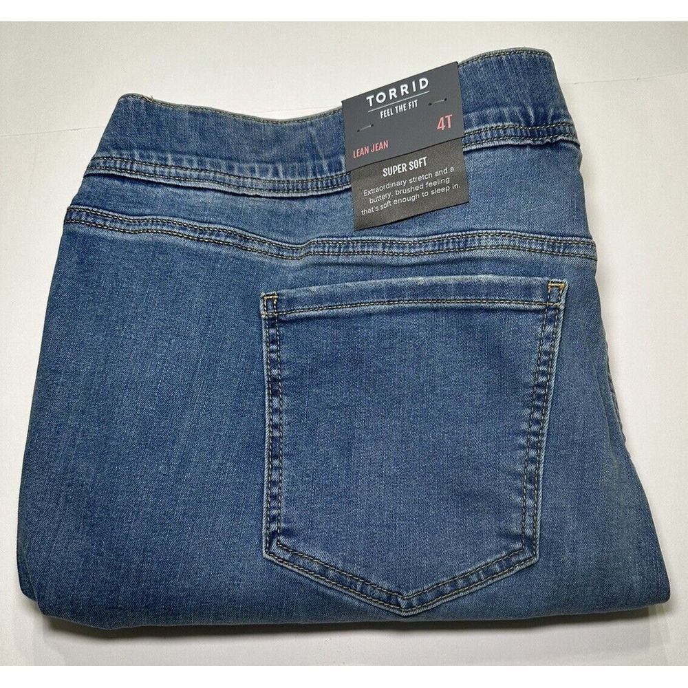 NWT Torrid Lean Jean Super Skinny Super Soft High Rise  TALL‎ Jean Size 4T/26W